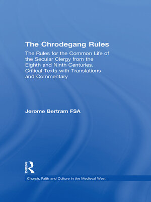 cover image of The Chrodegang Rules